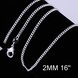 Wholesale Trendy Silver Geometric Chain Nceklace TGCN055 0 small